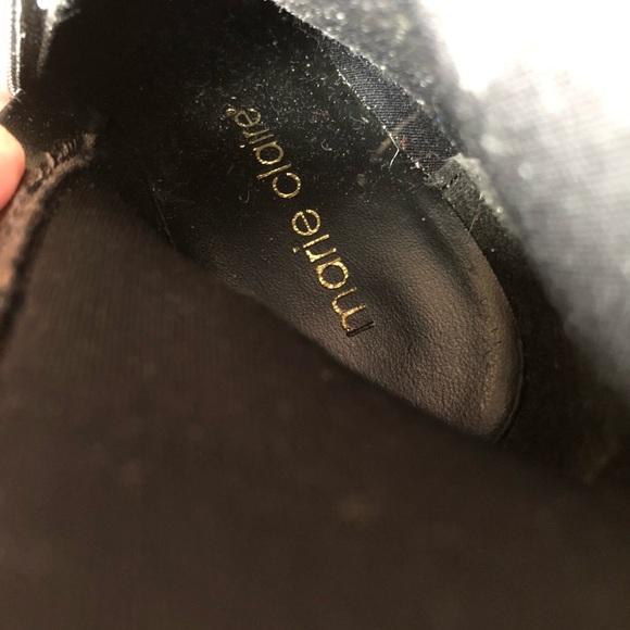 Sexy black boots size 7.5/8 EU size 38 stiletto Marie Claire zipper maybe broken - Picture 10 of 15